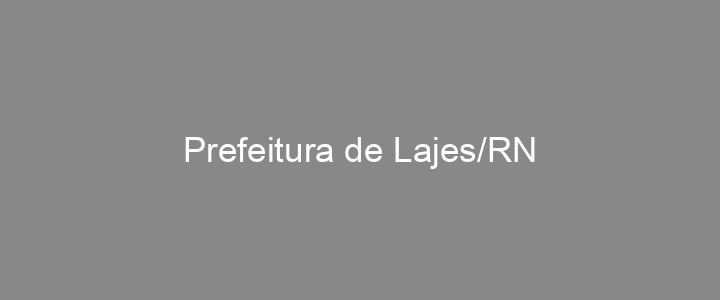 Provas Anteriores Prefeitura de Lajes/RN